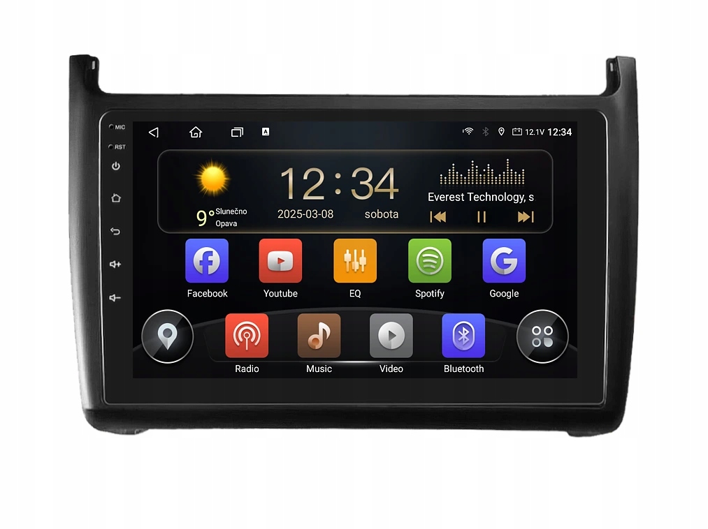 Isudar 2DIN autorádio T72-IEV121 Android, Volkswagen Polo