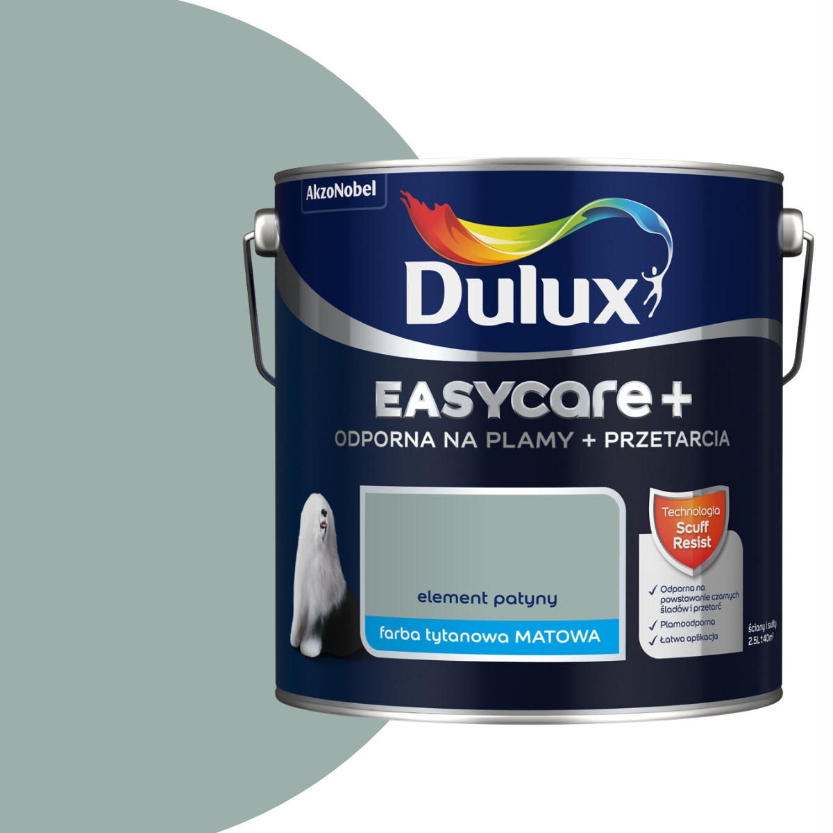 Dulux EasyCare Plus 2,5L Patinový prvek