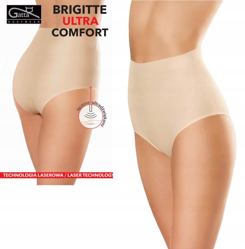 

Figi Gatta Brigitte Comfort Laserowe | Beżowy | S