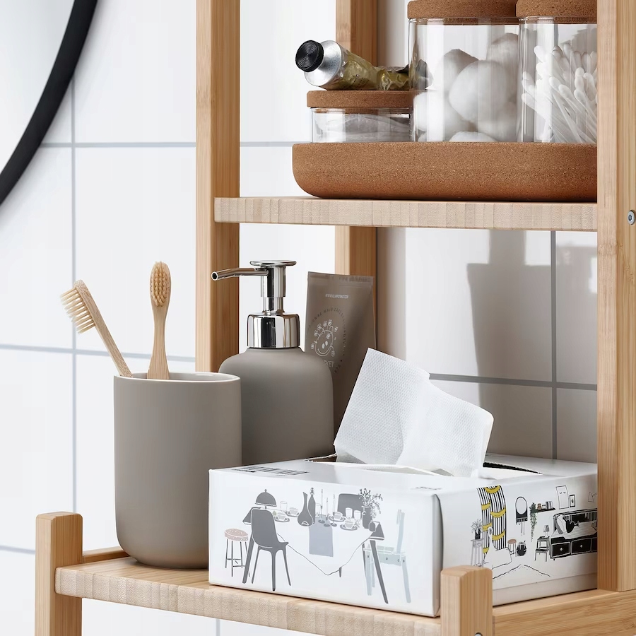 SERWETKI PAPIEROWE BIAŁE W BUDEŁKU 16x32cm FAMILJ Kolor biały