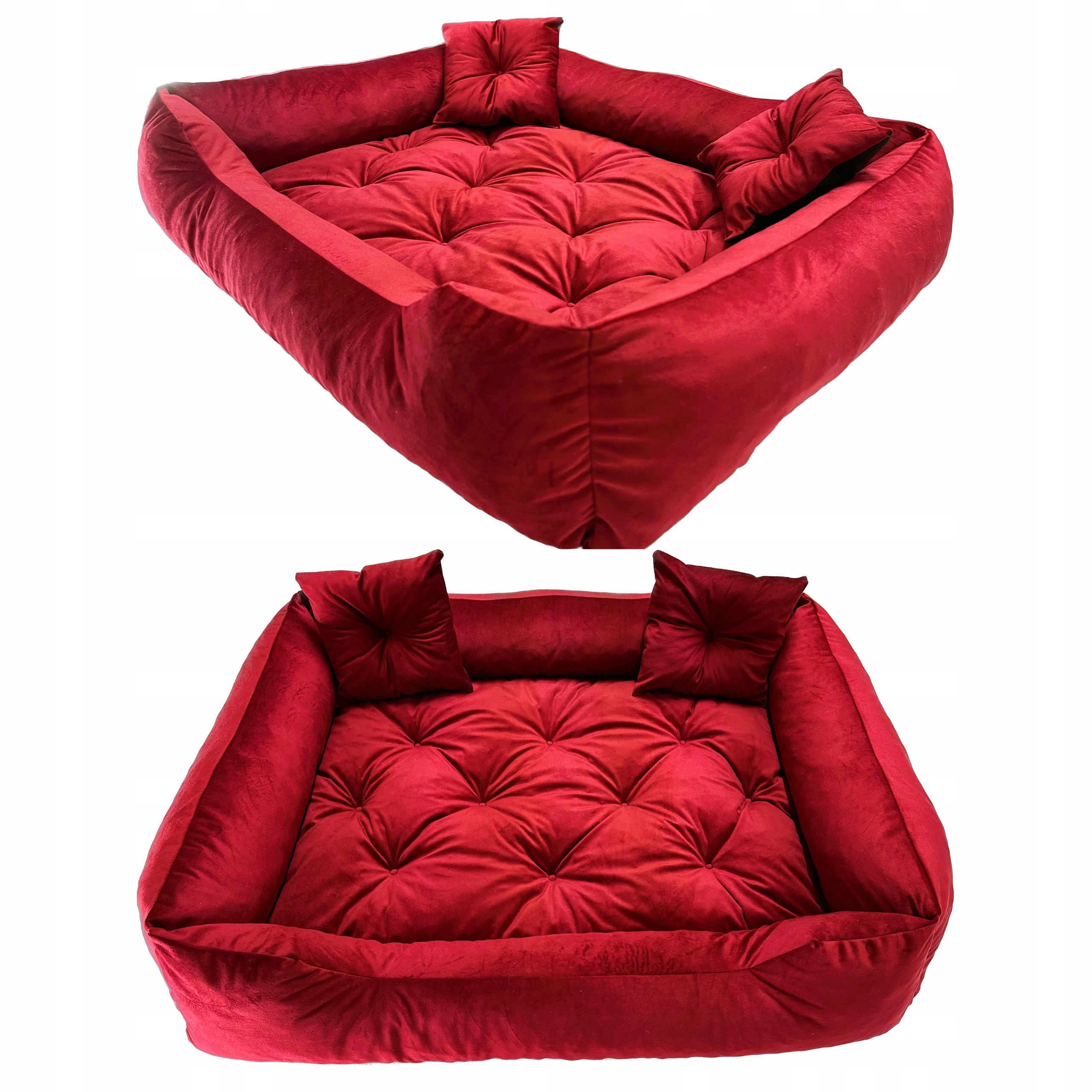 Legowisko 90x75 dla psa miękkie wytrzymałe antypoślizgowe materac kanapa