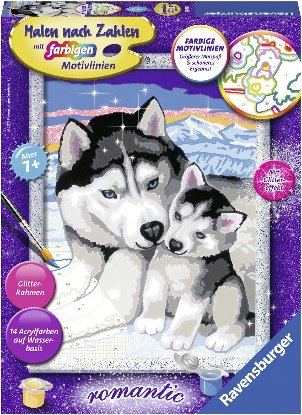Ravensburger Malowanie według liczb Husky