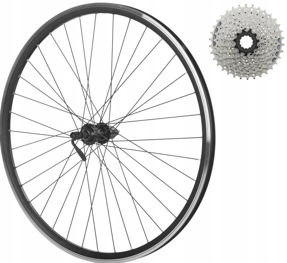 Kolo 27,5 Palců Zadní Kazeta Shimano Tx 500 9 Řadová V-brake