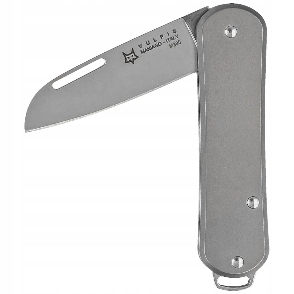Nůž Fox Vulpis Sandblasted Titanium, Polished M390 (FX-VP108 Ti)