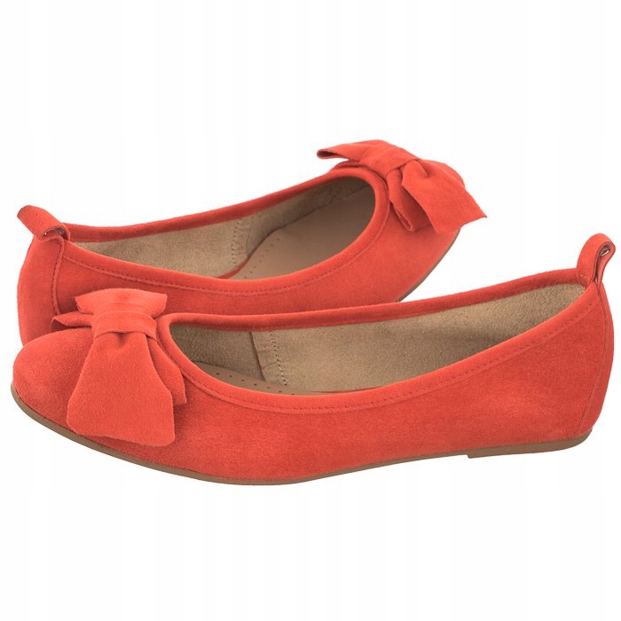 

Buty Damskie Baleriny Wojas Pomarańczowe 44007-65