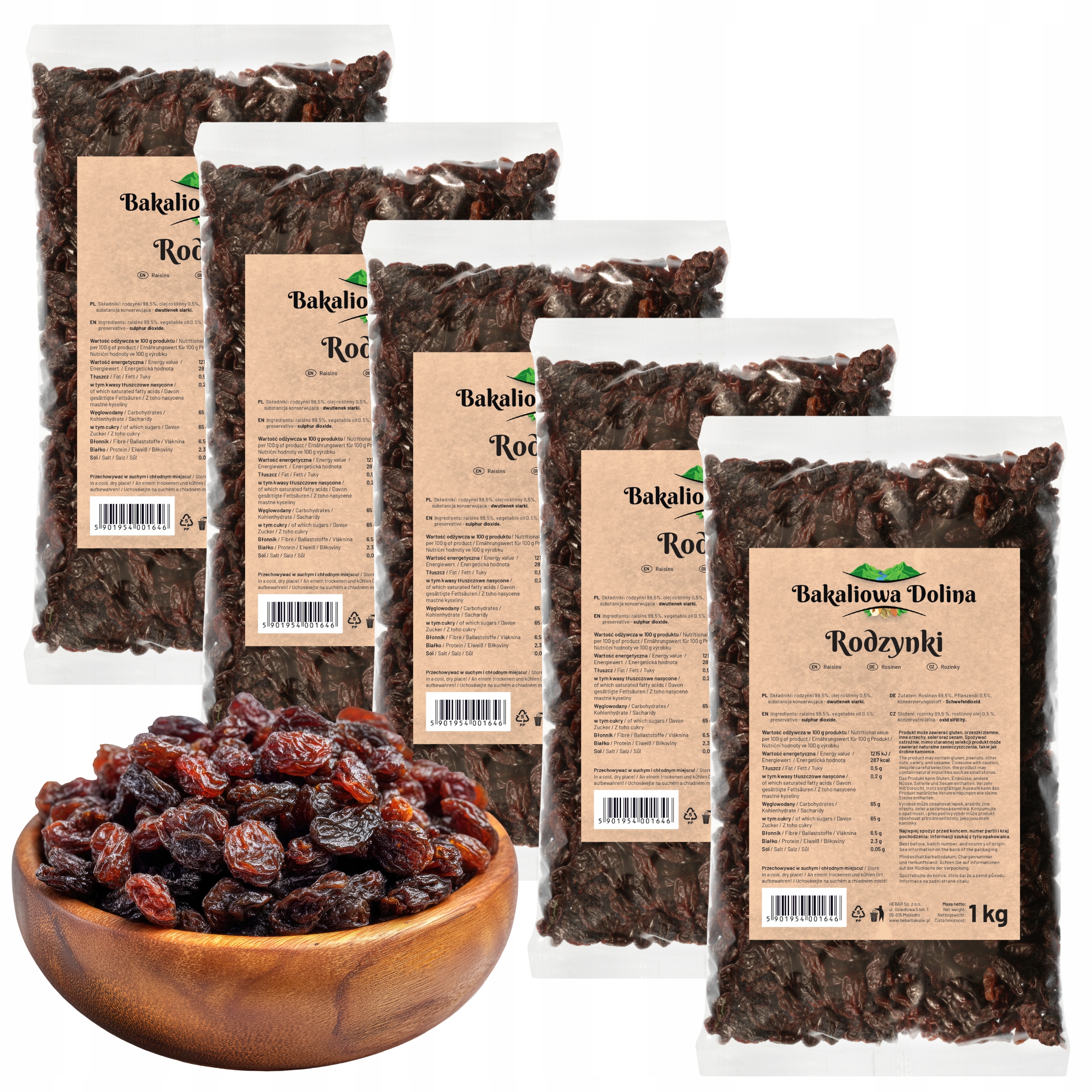 Levně Rozinky 5 Kg 5000 G Ideální Na Koláče Cheesecake Pečivo Sladké Čerstvé