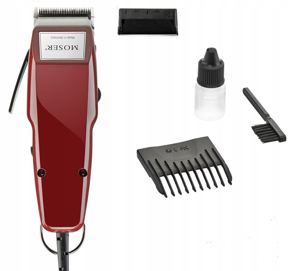 Maszynka do strzyżenia włosów Moser 1400 0050 Made In Germany bordowa