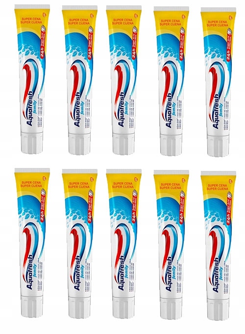 

10 x Pasta do zębów Aquafresh 100 ml świeży oddech