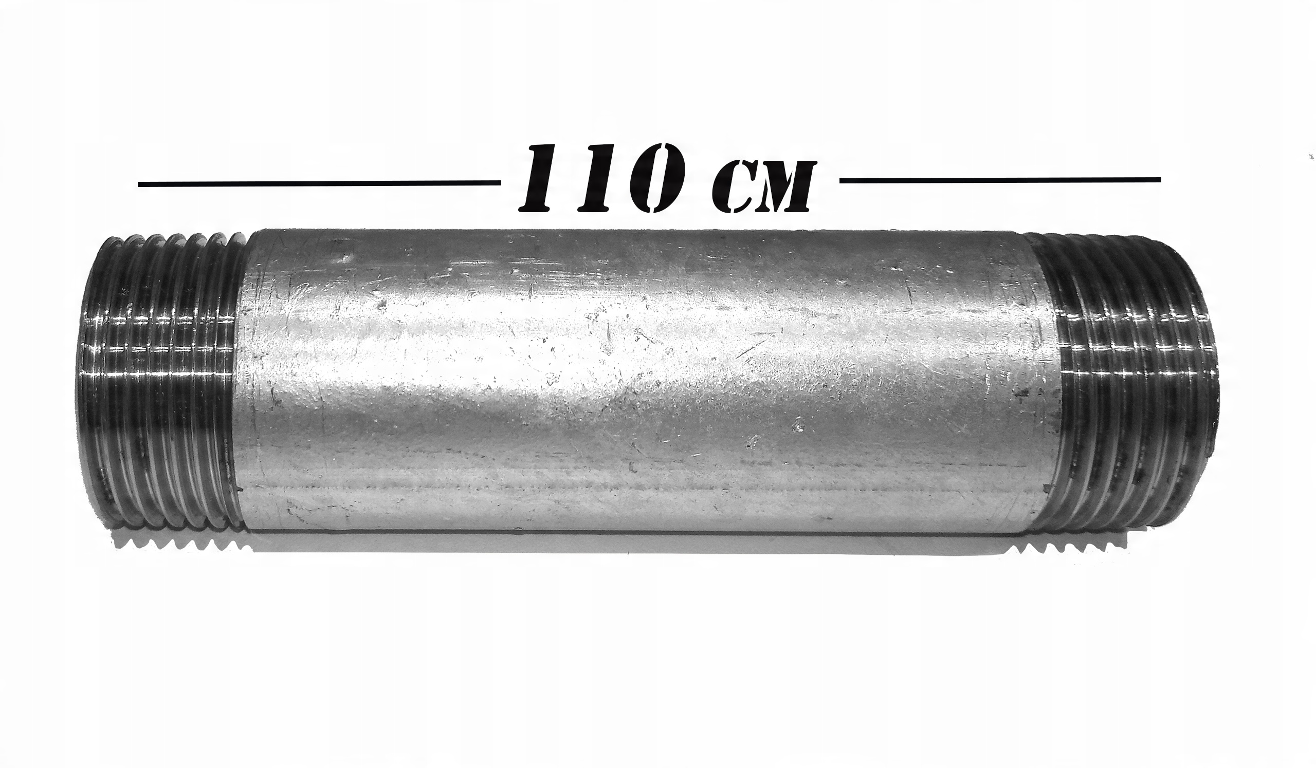 

Rura stalowa ocynkowana gwintowana 1/2" 110cm