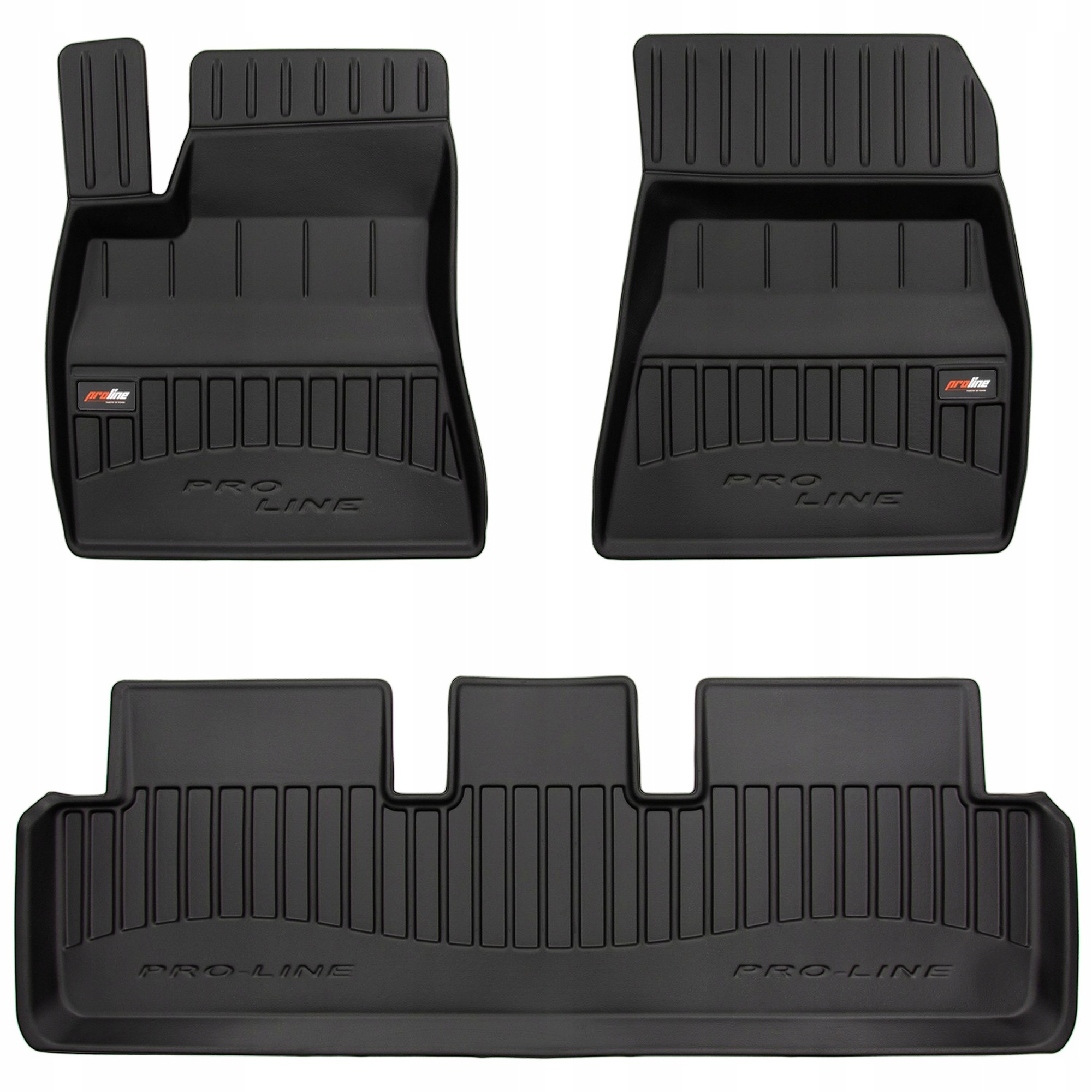 Koberce do auta Pro-Line Tesla Model 3 od roku 2017 Sedan sa nehodia do auta