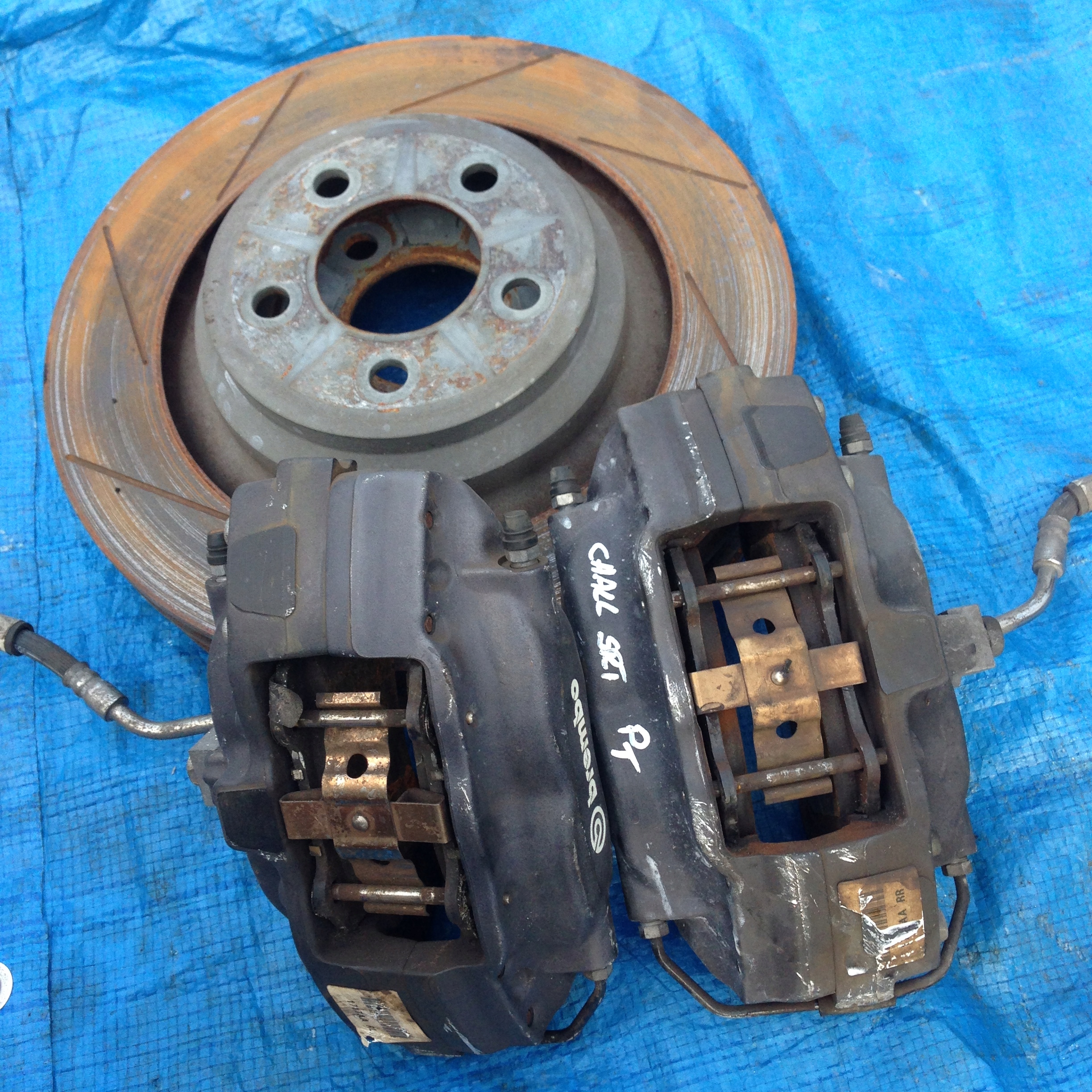 DODGE CHALLENGER 6.4 SRT ЗАТИСКАЧ BREMBO ЗАДНІЙ