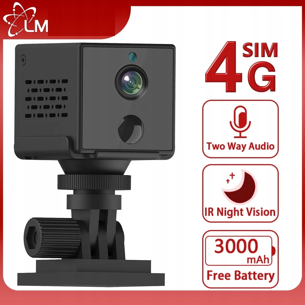 Kamera Na Baterie 4MPX 4G Lte Internet S Sim Kartou