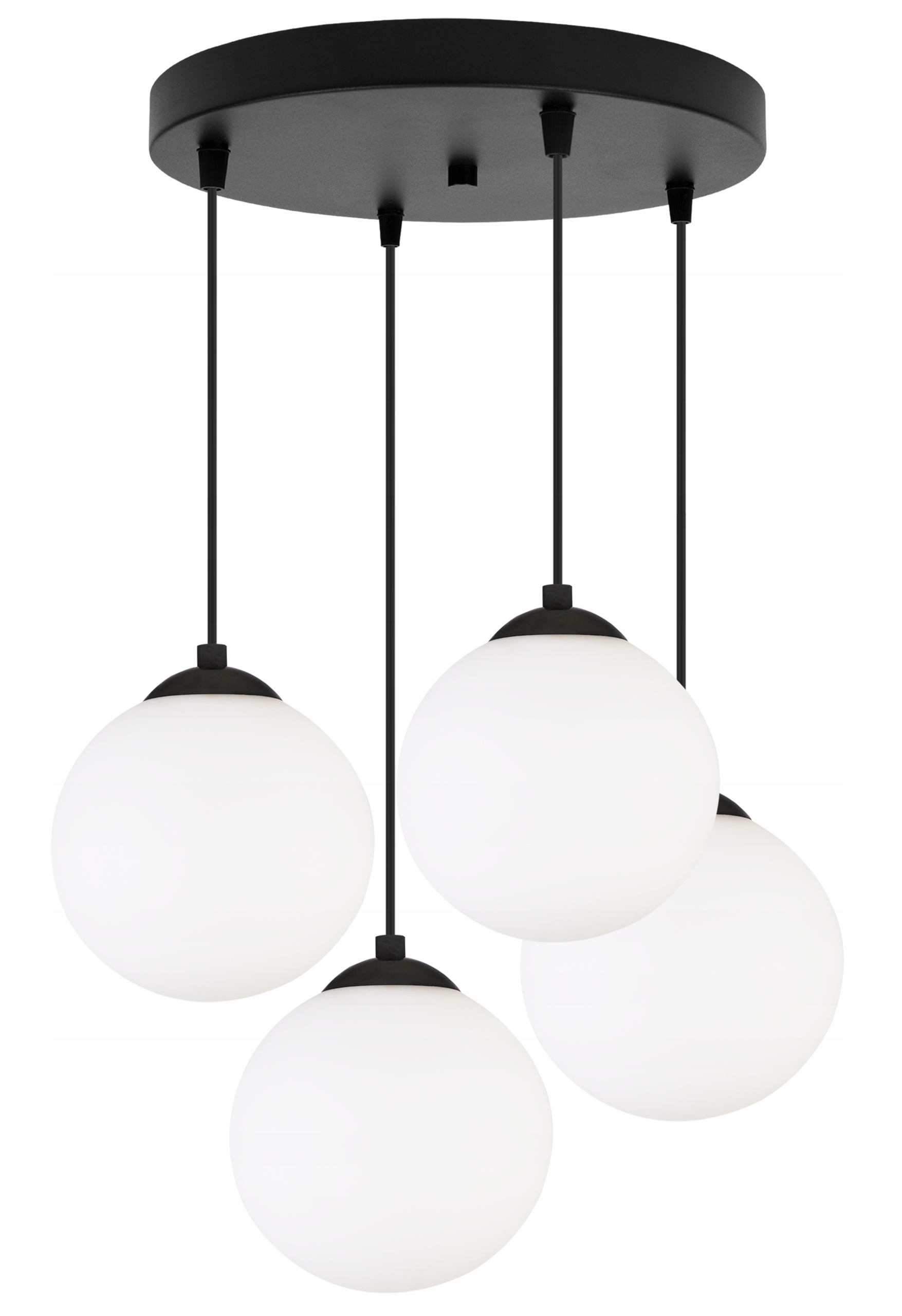 

Lampa Wisząca Sufitowa Plafon Kula Czarny Led 15cm