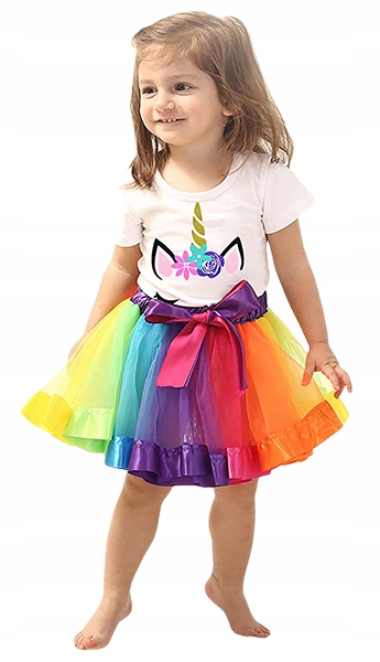 STRÓJ JEDNOROŻEC SPÓDNICZKA UNICORN PEGAZ 3-10 LAT Marka inna marka