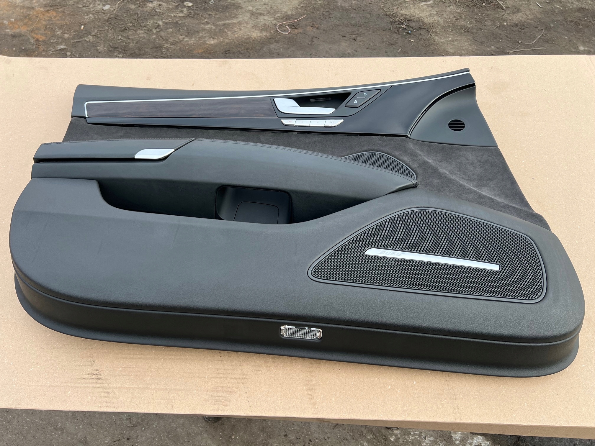 AUDI A8 D4 side door upholstery ALCANTARA left front BOSE