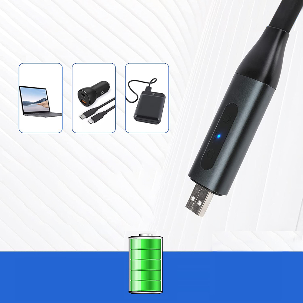 LAMPKA NA SZYJĘ LED NOCNE ŚWIATŁO DO CZYTANIA USB EAN (GTIN) 0191491457203