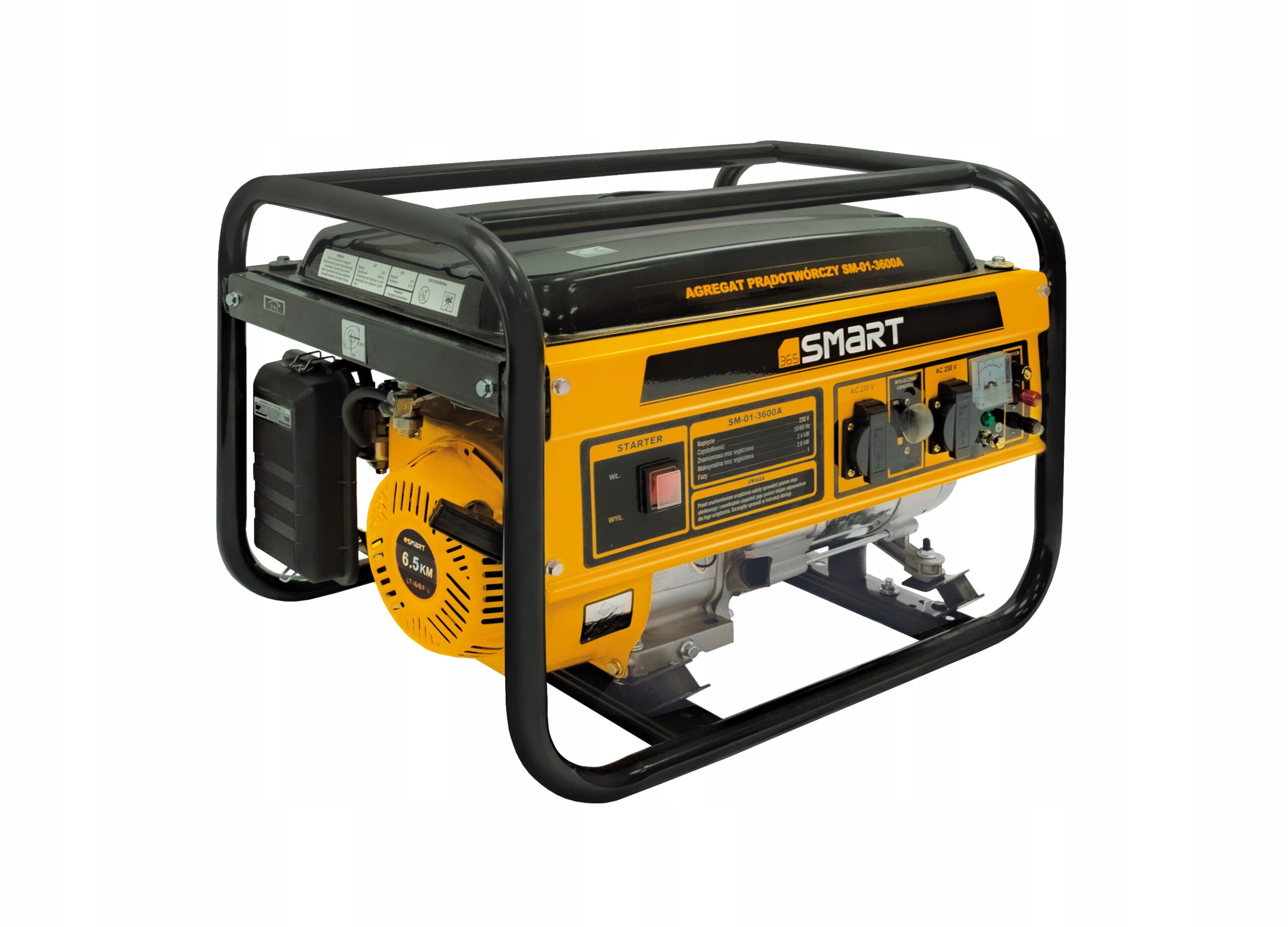 AGREGAT PRĄDOTWÓRCZY JEDNOFAZOWY 2,6 KW 230V SMART Model agregat
