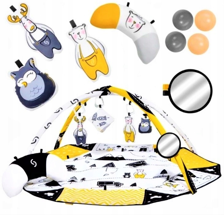 

Duża mata edukacyjna dla niemowlaka Skiddou Smil