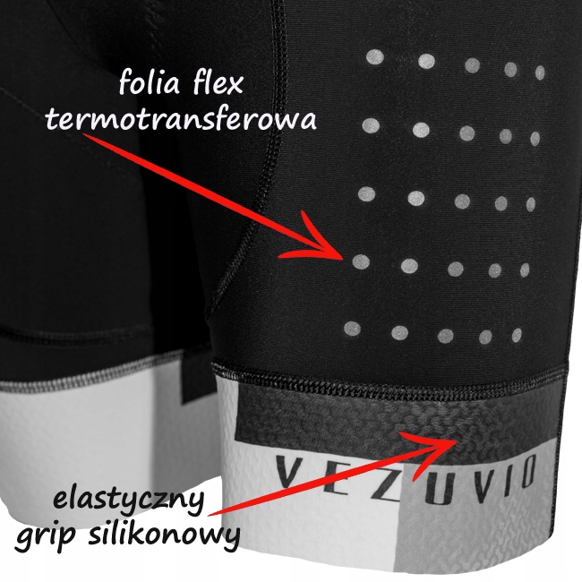 Męski komplet Vezuvio Thirteen rozmiar XXL Zawartość kompletu koszulka z krótkim rękawem krótkie spodnie