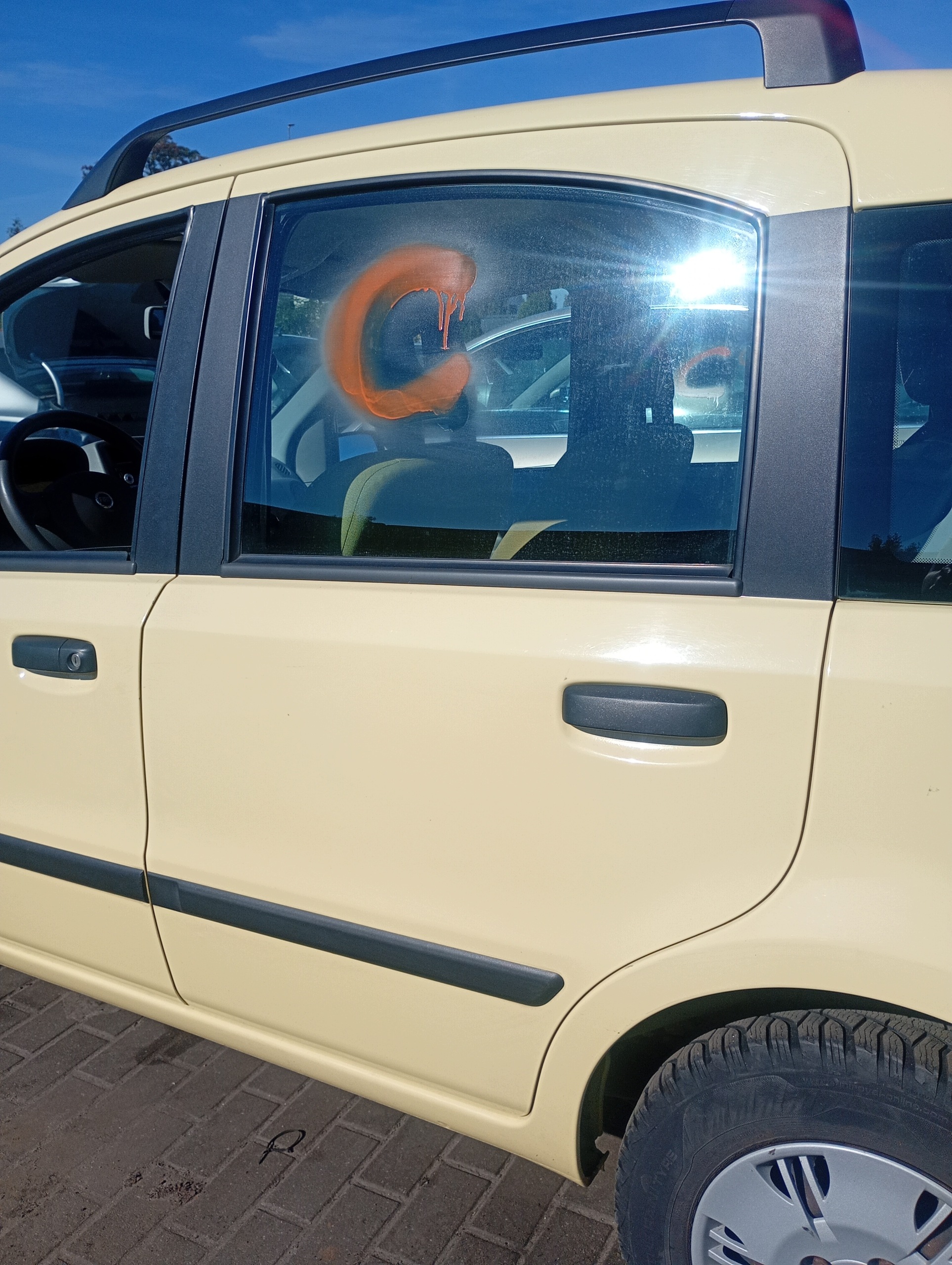 door left rear. rear part Fiat Panda 2 II 03-09 code lakieru 541