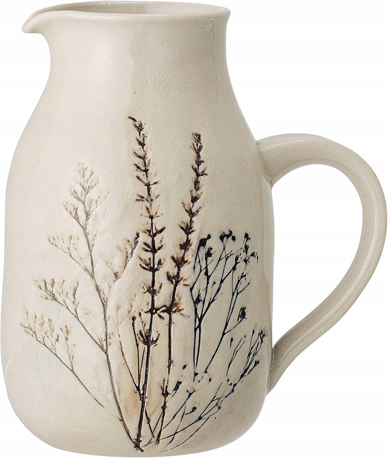 Keramická Kanvica Bea Bloomingville 1,5 L Dánsky Prírodný Dizajn 19,5 CM