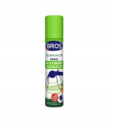

Bros Spray na komary i kleszcze Zielona Moc