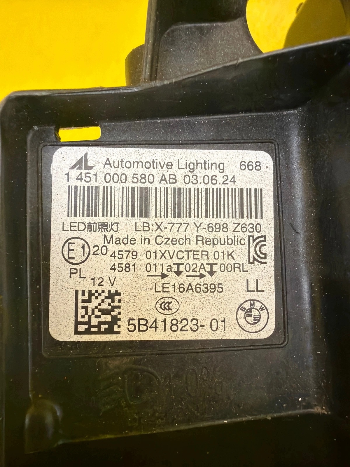 lámpa bal elsö Bmw Z4 G29 Full Led 5B41823-01