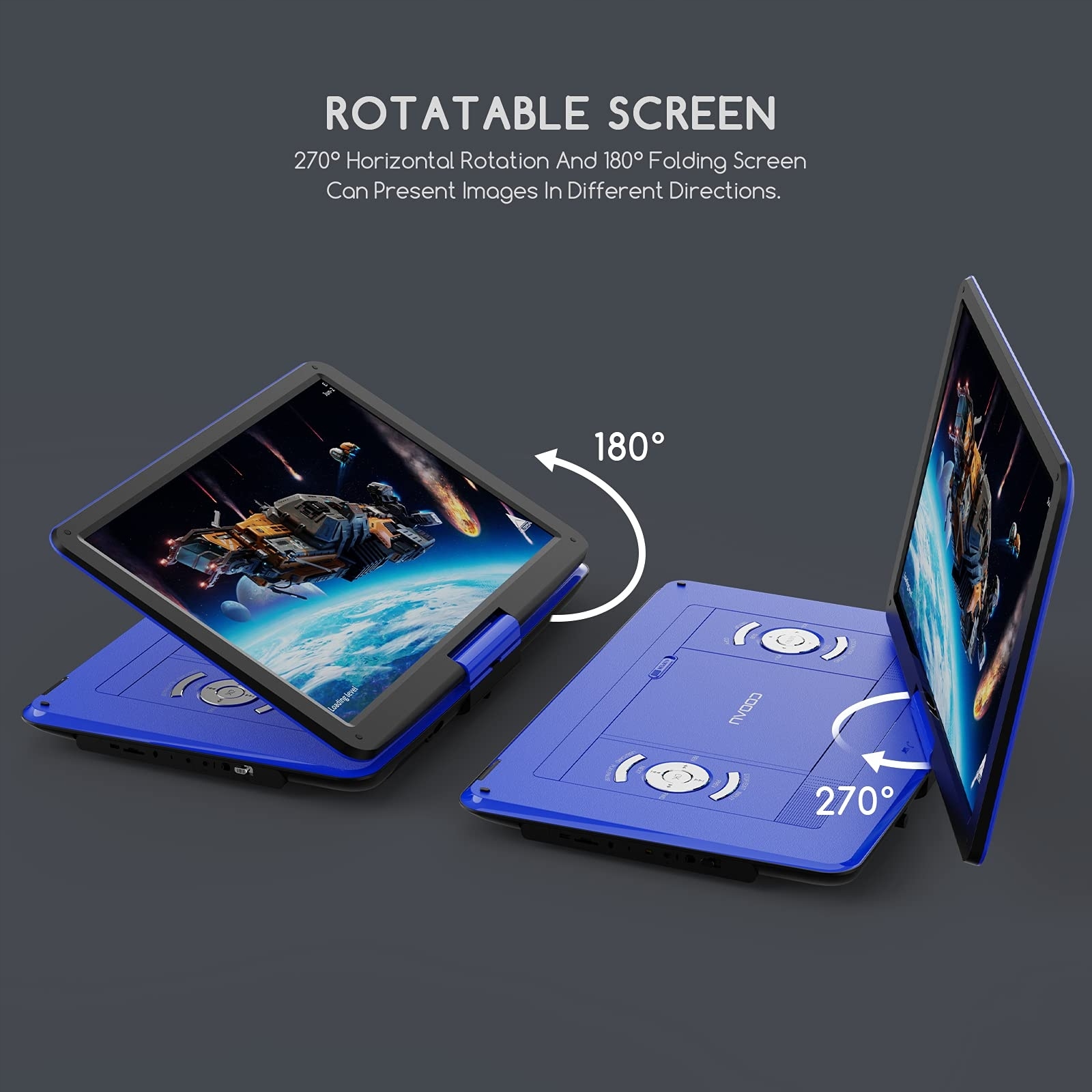 PRZENOŚNY SAMOCHODOWY ODTWARZACZ DVD 15.6 cala Model Przenośny DVD 15.6 x 2