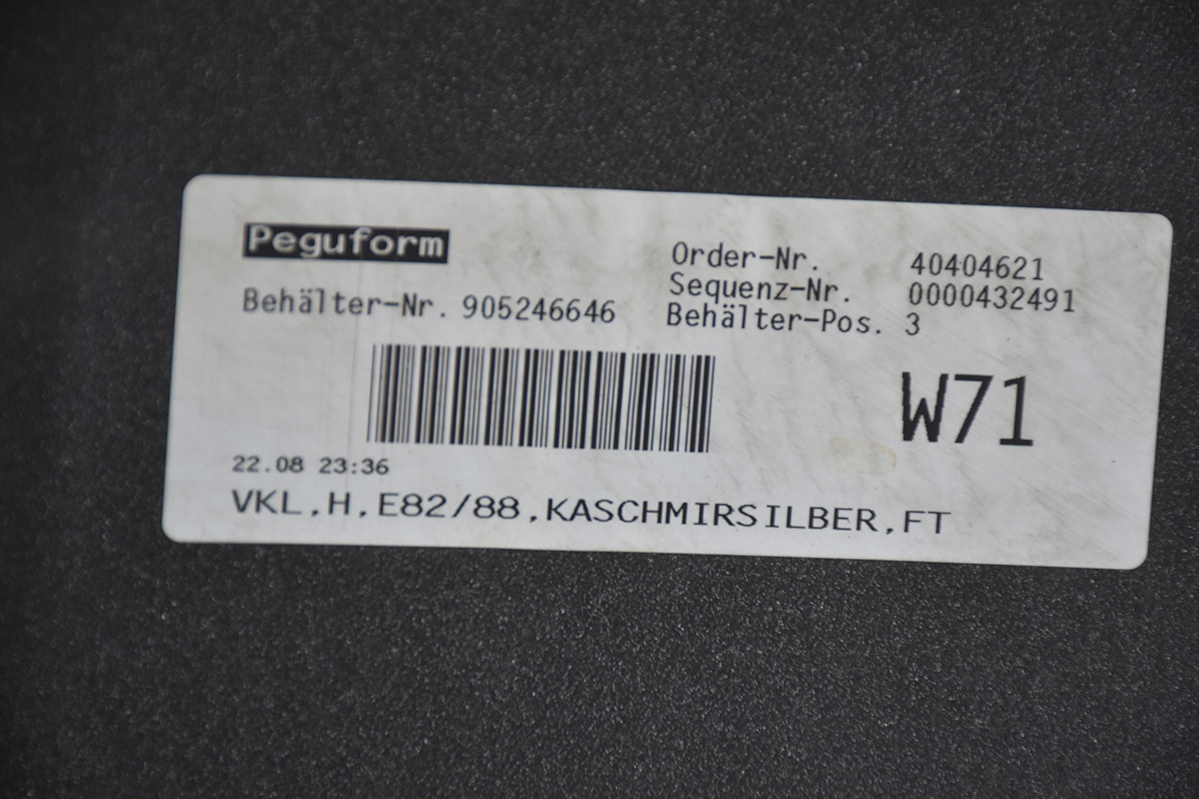 Stoßstange hinten * heck BMW 1 E82 E88 PDC A72 COUPE
