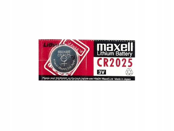 BATERIA LITOWA MAXELL CR 2025 MADE IN JAPAN Marka Maxell