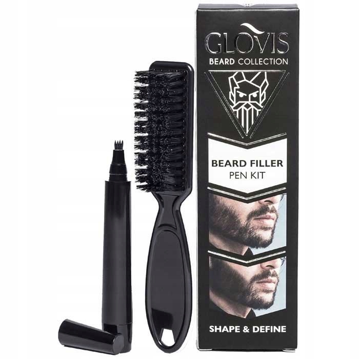 GLOVIS Beard Kit Prezent Broda Zarost Olej Zestaw Linia Beard Collection