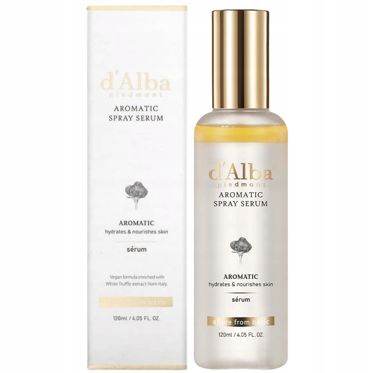 d'Alba – White truffle First Aromatic Spray Serum, dvoufázové sérum 120 ml