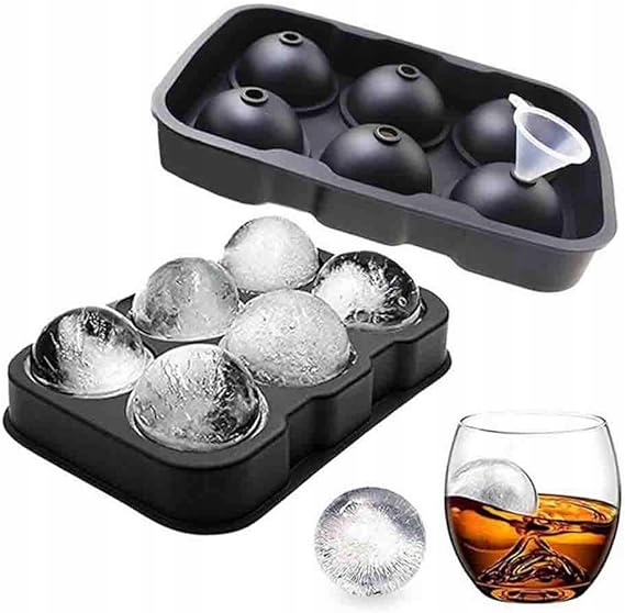 SILIKONOWA FORMA DO LODU KULA 6 SZT FOREMKI KULE