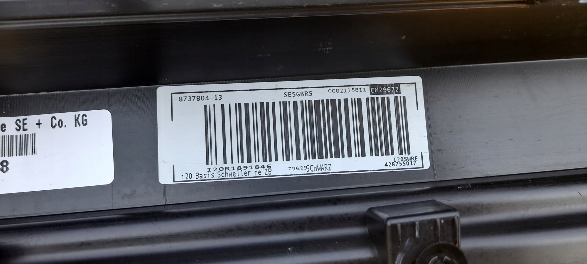 moulding threshold left BMW X2 F39 5177114609-13