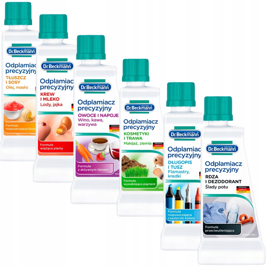 Levně Dr. Beckmann Precision Stain Remover Mix 6 ks