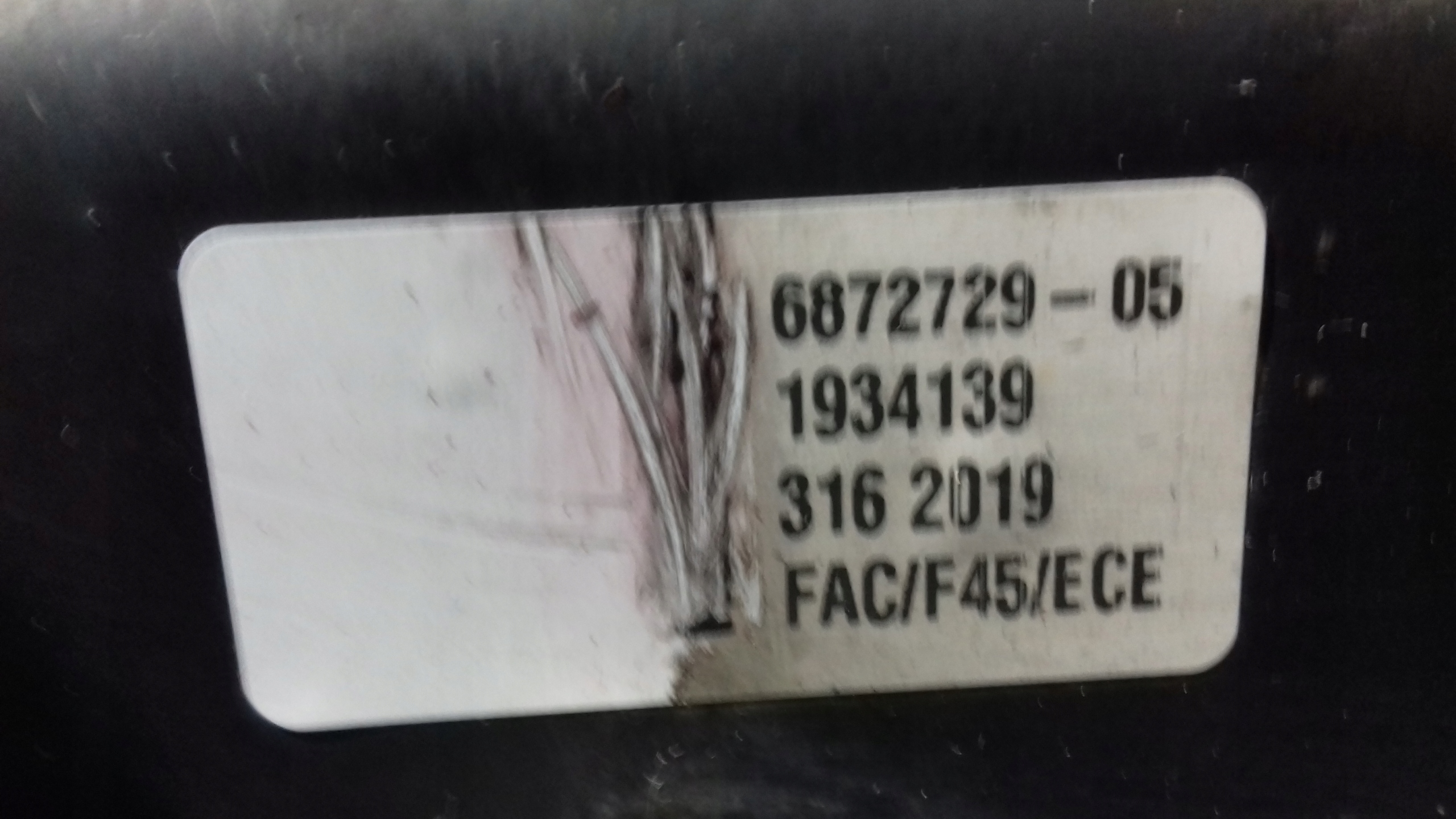 BMW 1 F40 2019 axle beam front subframe 6872729-05
