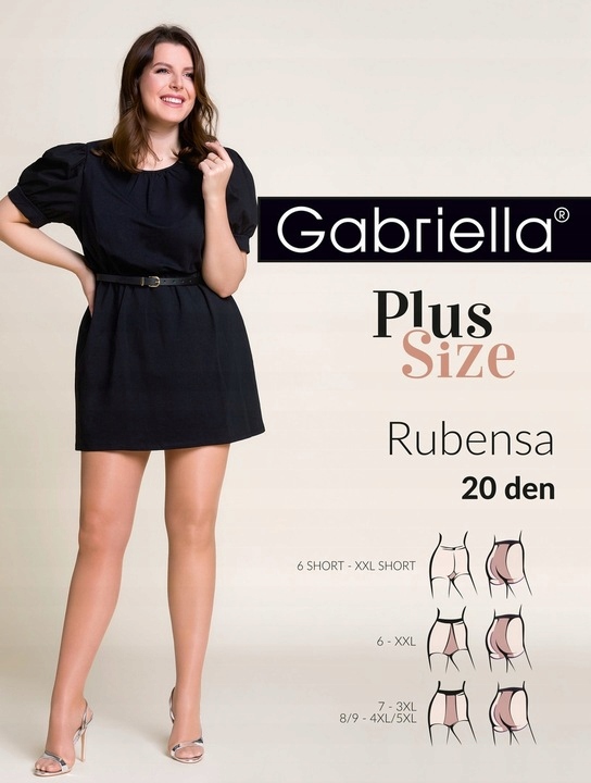 Rajstopy Gabriella Rubensa MELISA 20 den -8/9 Marka Gabriella