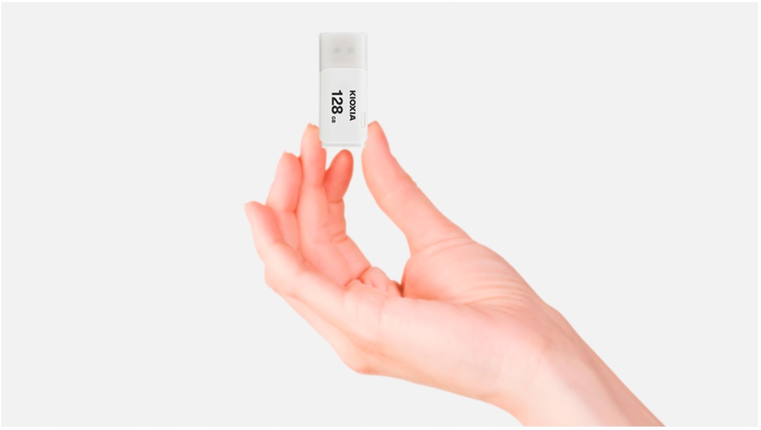 Pendrive KIOXIA 128GB USB 2.0 Hayabusa U202 WHITE Marka KIOXIA