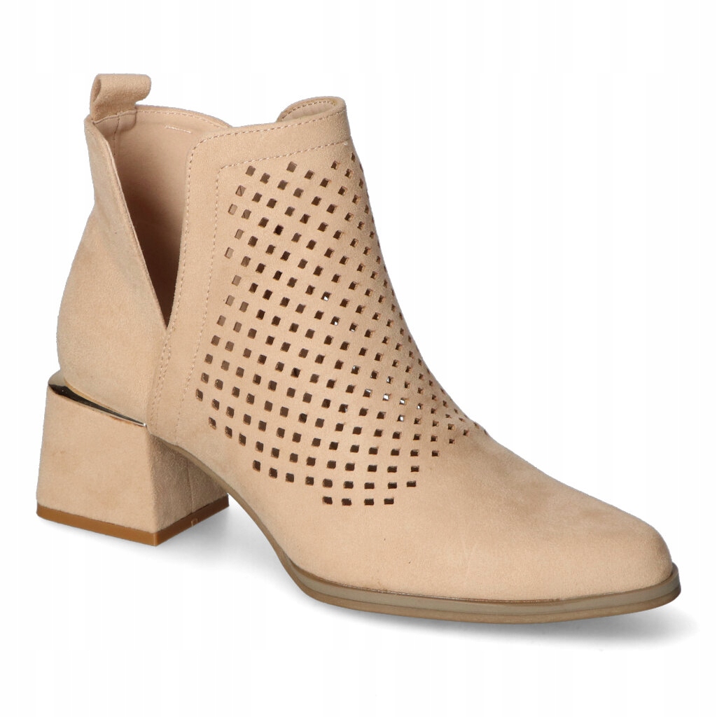 Kotníkové Boty Vices Béžová Semišová 37