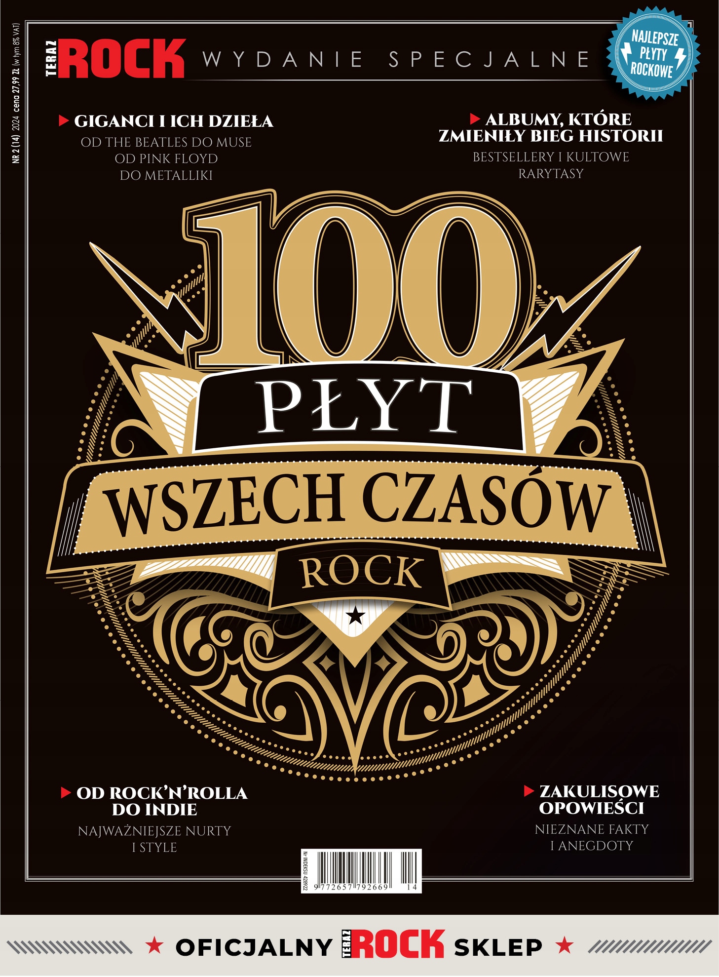 Teraz Rock Wydanie Specjalne 100 PŁYT WSZECH CZASÓW 14 / 2024
