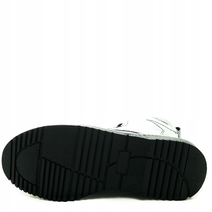 Szałowe workery trapery botki dziewczęce 23012 Kolor czarny