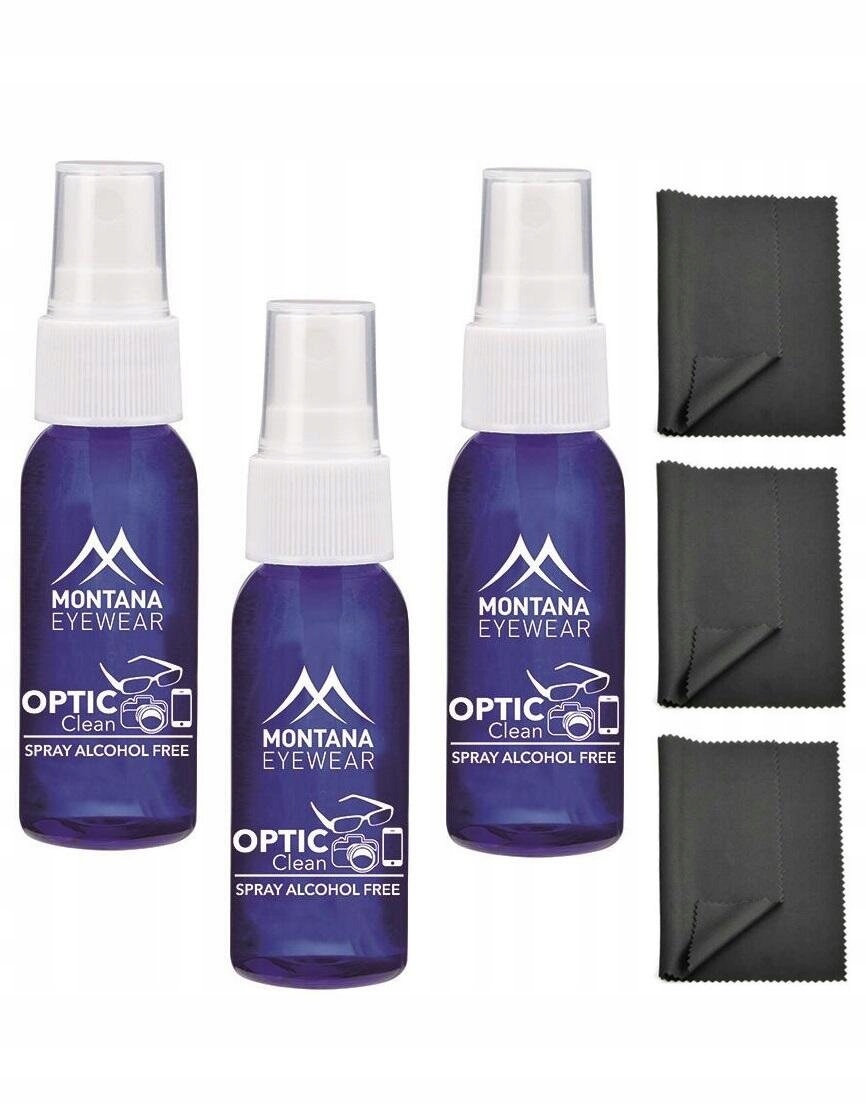 SPRAY PŁYN MONTANA DO CZYSZCZENIA OKULARÓW EKRANÓW