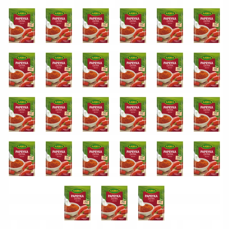 Kamis Papryka Ostra Mielona 16g X27