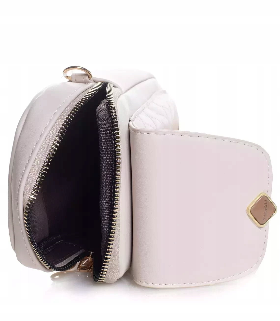 Mini torebka kopertówka portmonetka portfel 2 komory Długi Pasek Marka Agrafka