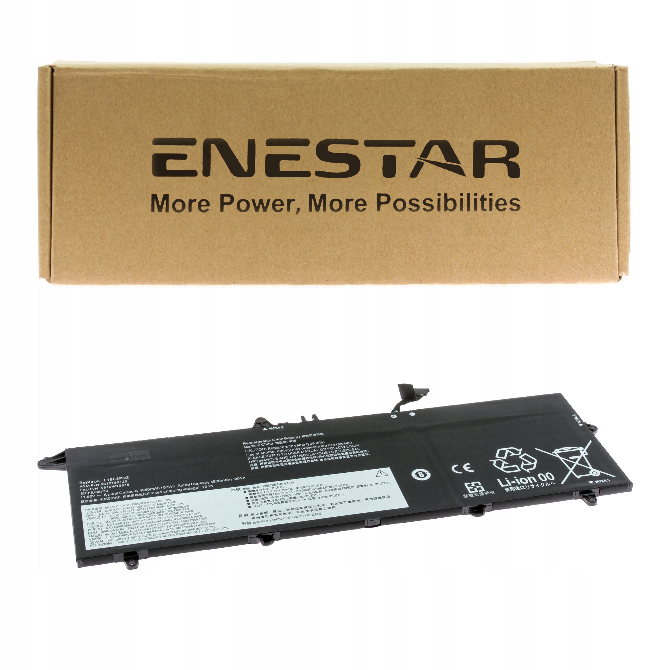 Premium bateria do Lenovo L18M3PD1 ThinkPad T14s T490S T490S-20NY T495S