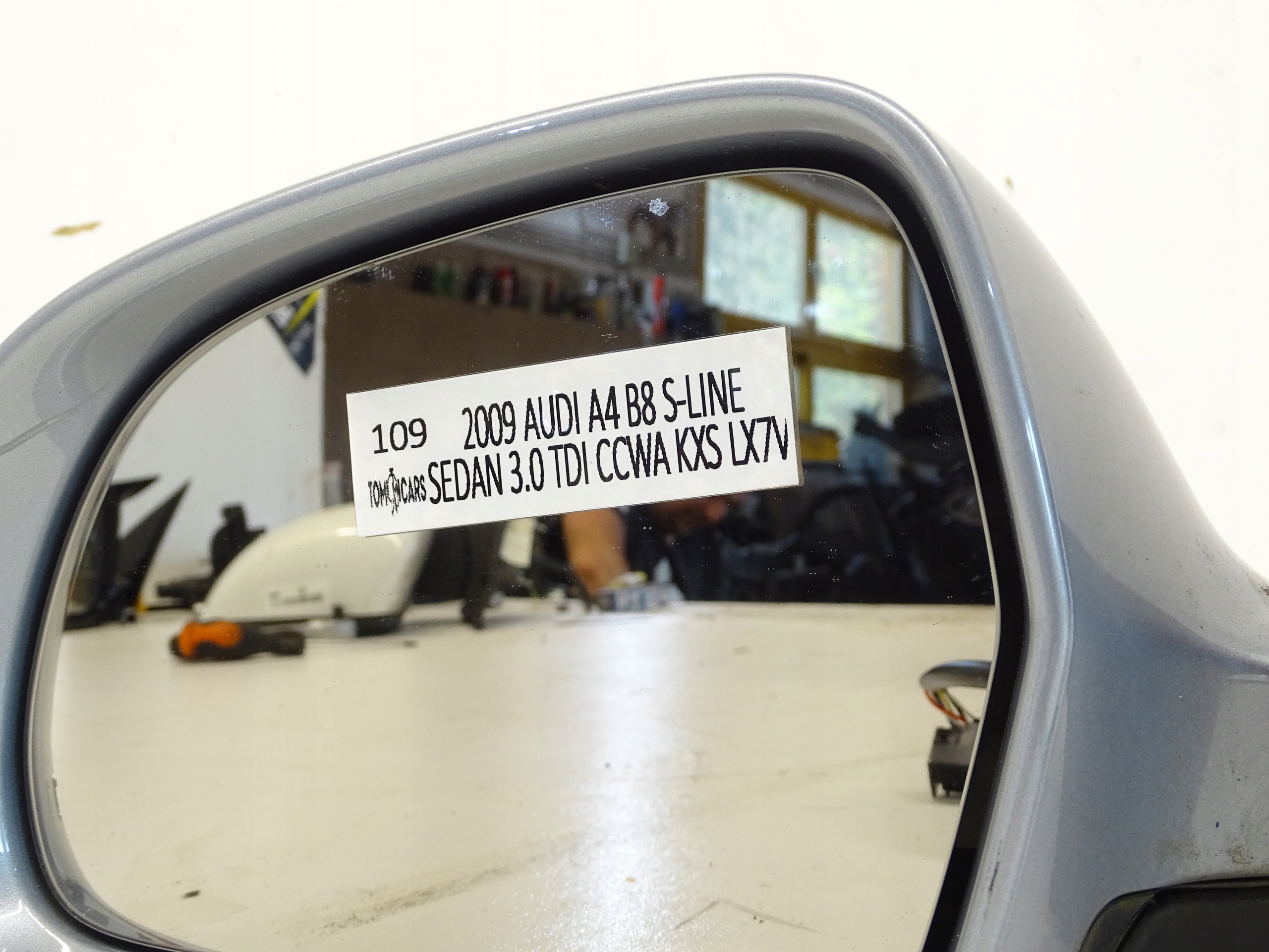 mirror exterior left AUDI A4 B8 S-LINE 6PIN UK