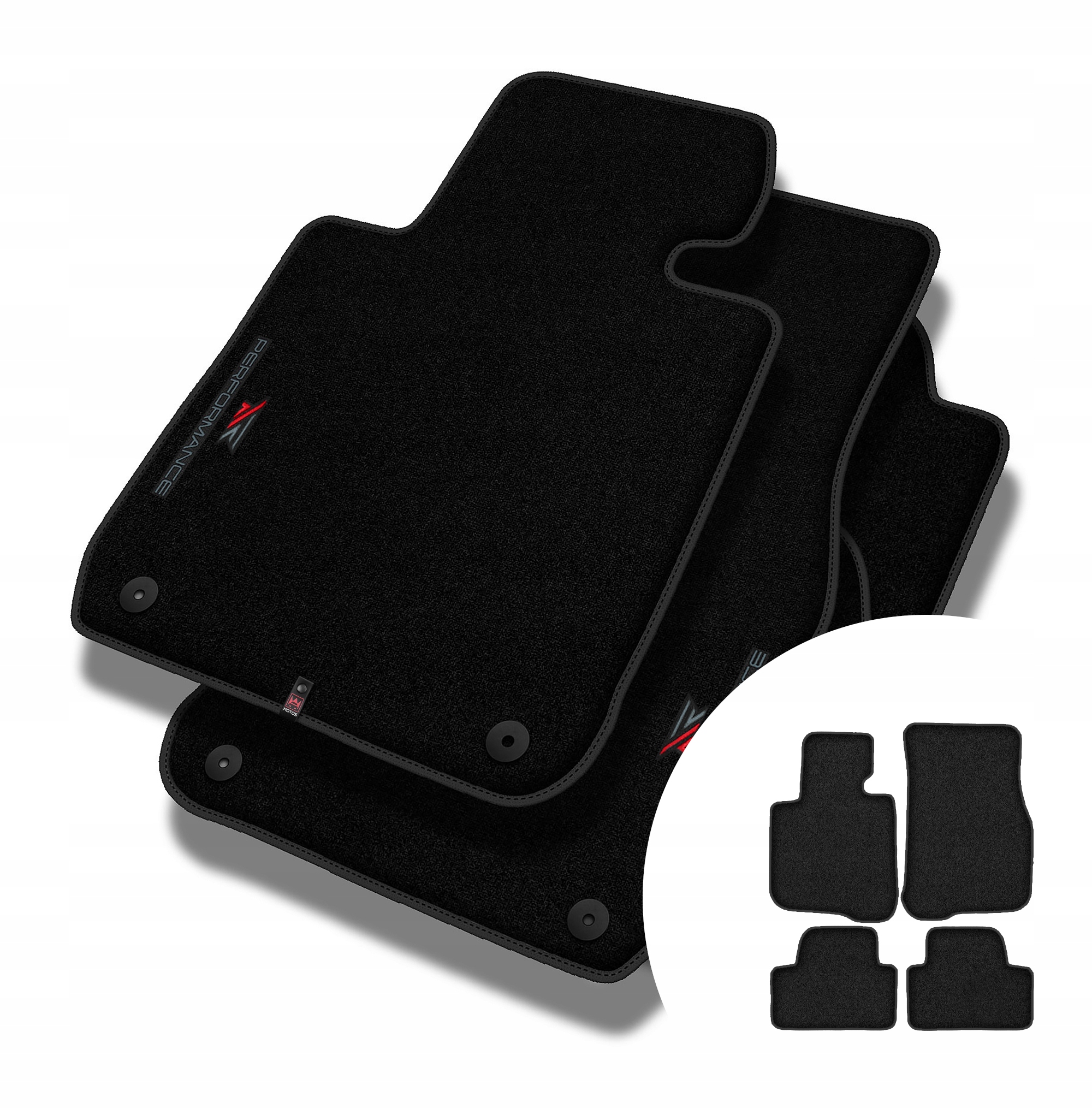 Velúrové koberčeky Performance Premium pre Bmw radu 4 F33 2013-2020