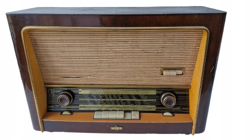 STARE ZABYTKOWE DREWNIANE RADIO NORA 9/6/3 STAN DOBRY GWR