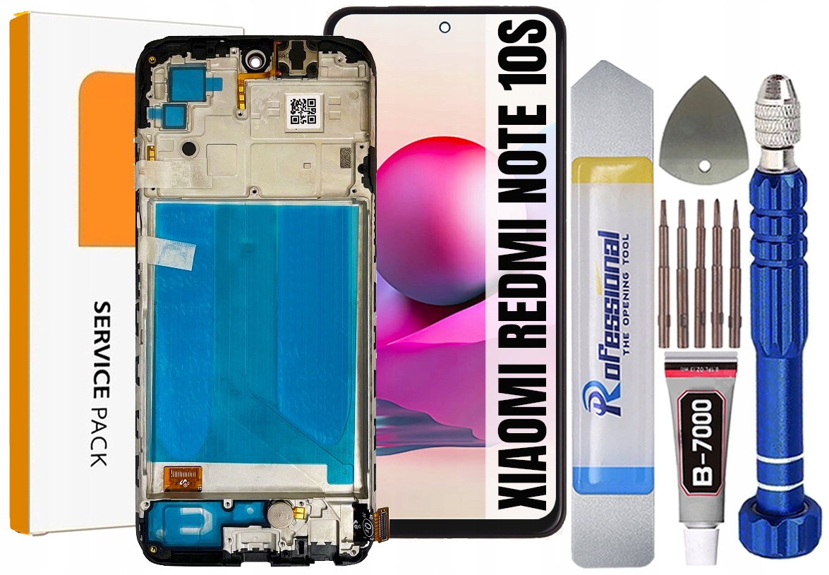 Displej Pro Xiaomi Redmi Note 10S Originál Oem Obrazovka Rámeček