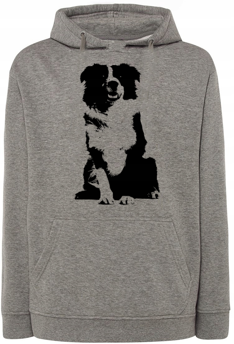 Mikina s potiskem psa Borded Collie r.XL